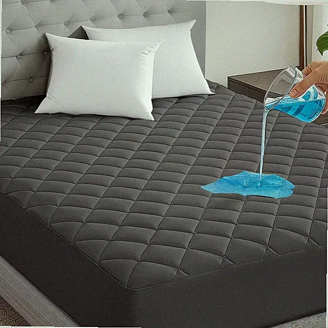 100% Waterproof Mattress Protector Mattress Pad Quilted Mattress Cover USA Sizes