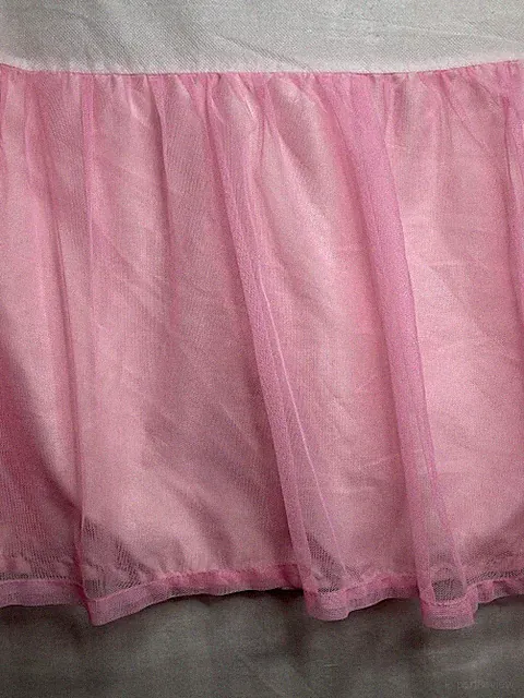 Circo Dust Ruffle Bed Skirt Pink Full Queen Target Brand - drop length 14 inches